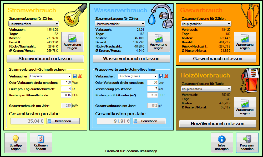 Screenshot for Energie sparen 1.2.0